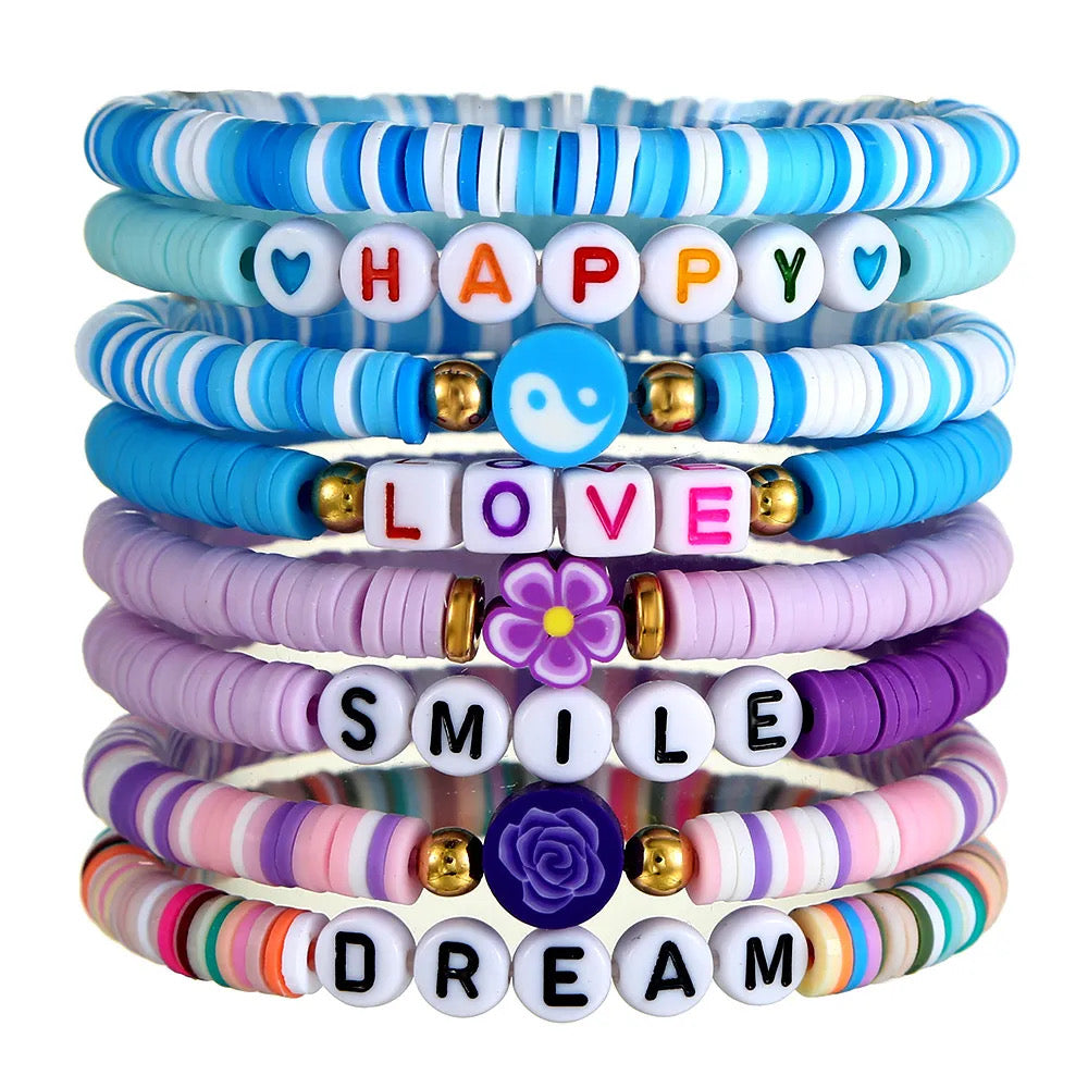 Friendship Bracelet Stacks