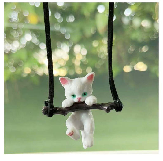Swinging Cool Cat Car Accessory