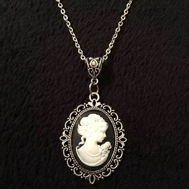 Cameo Silhouette Necklace