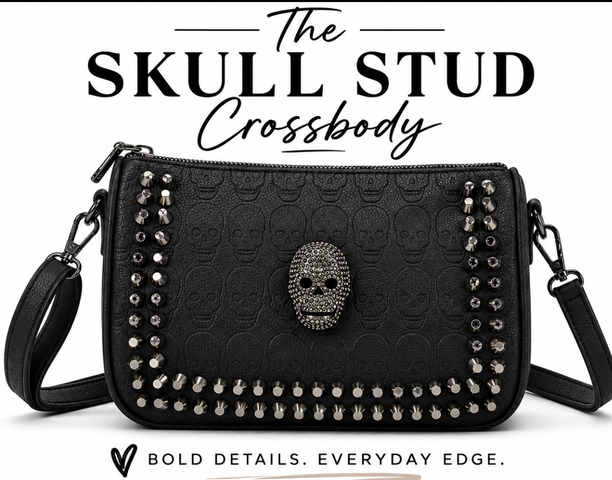 Skull Stud Crossbody