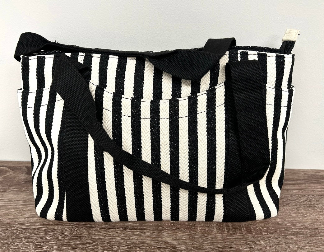 Striped Tote Bag