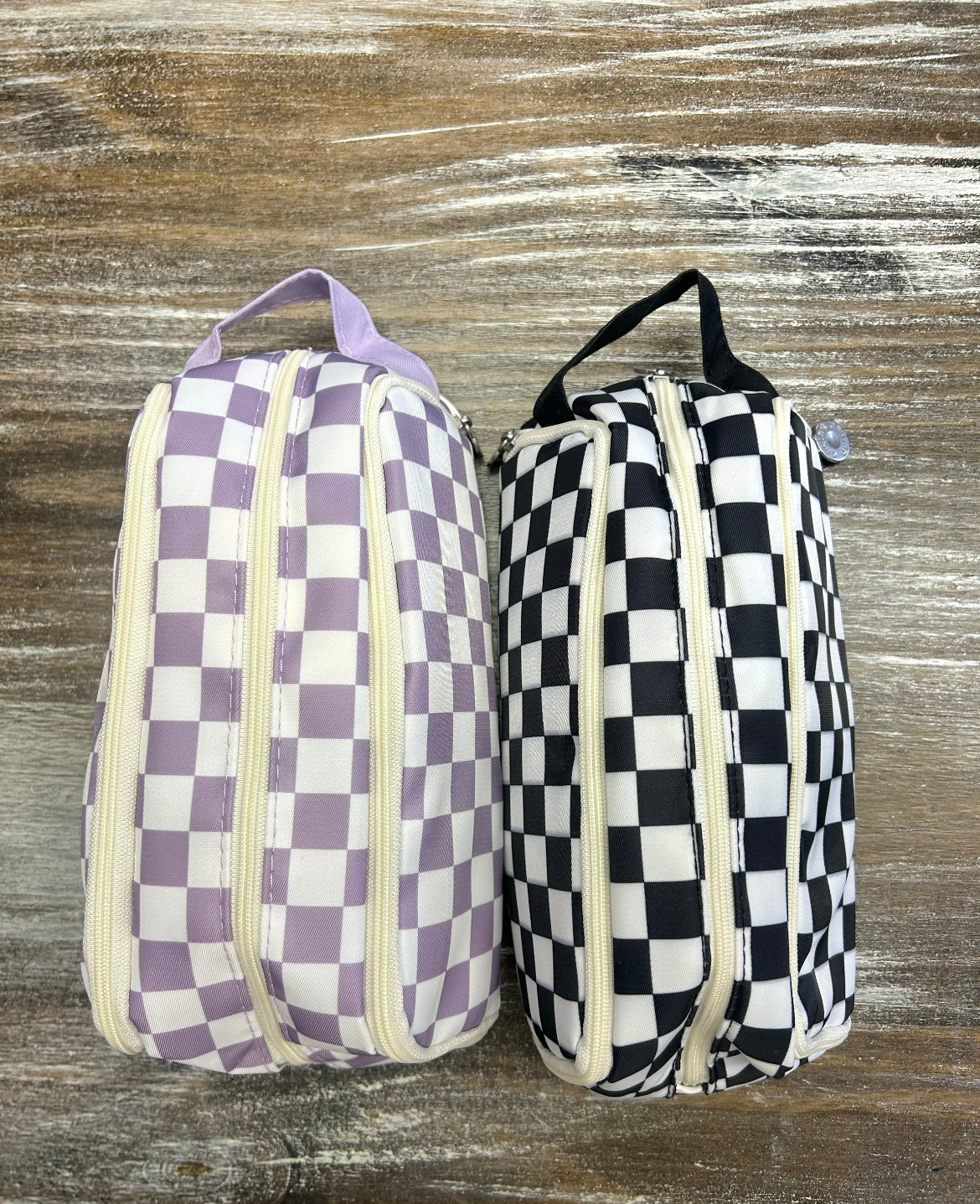 Checkered Pouch Bag