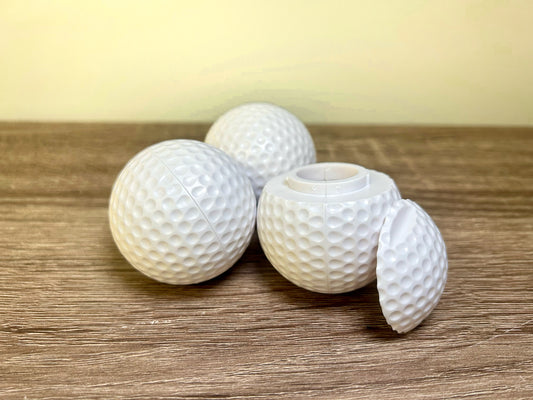 3 Piece Golf Ball Shot Glass Set