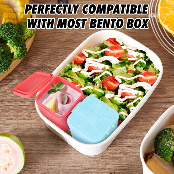 4 Piece Silicone Food Cube Containers