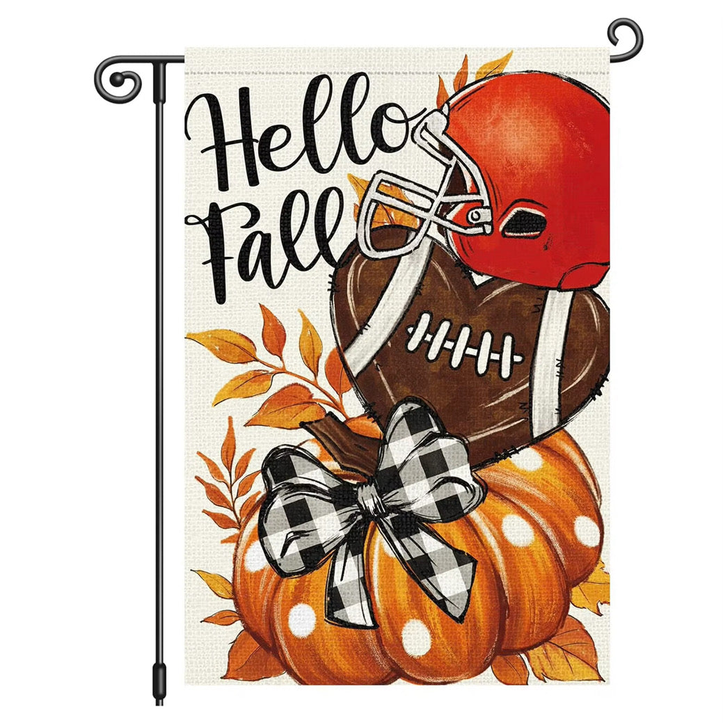 Game Day Football Themed Garden Flags