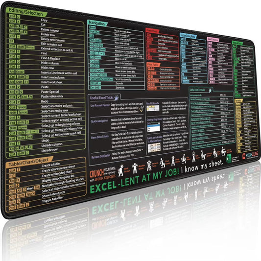 Excel Short Cut Desk Pad