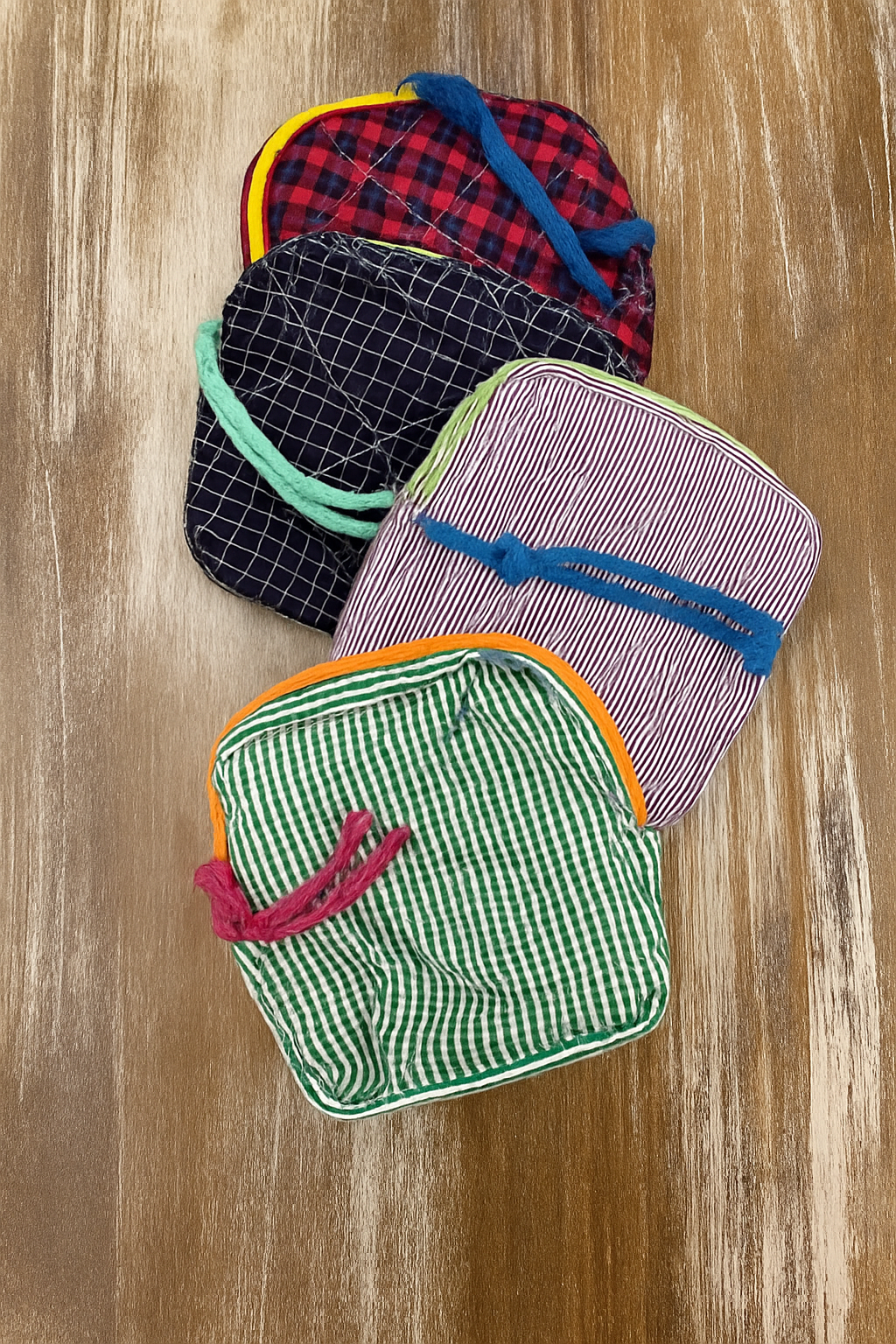 Squarely Stylish Cosmetic Pouch