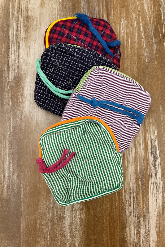 Squarely Stylish Cosmetic Pouch