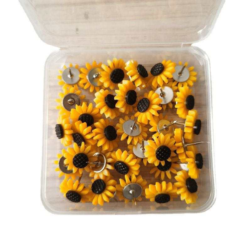 Sunflower Push Pins