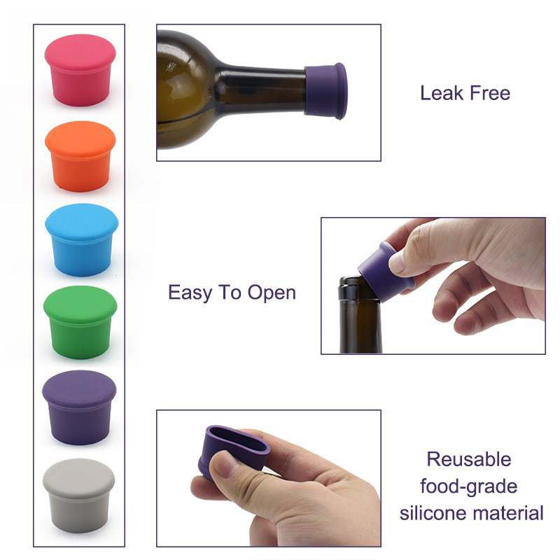 Super Silicone Wine Bottle Caps