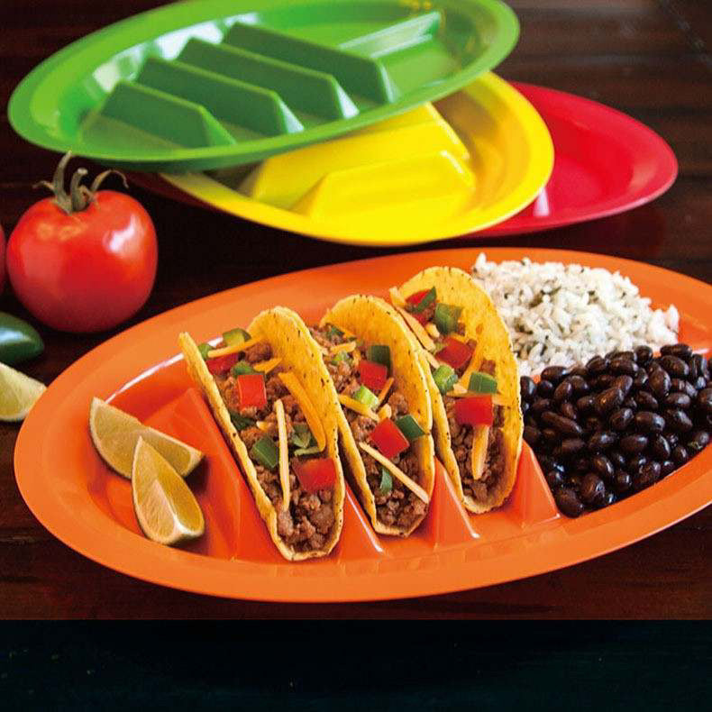 Taco plate 4 piece set
