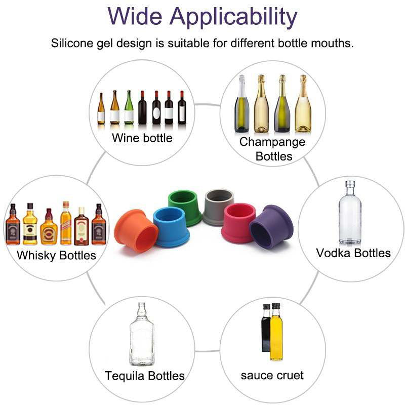 Super Silicone Wine Bottle Caps