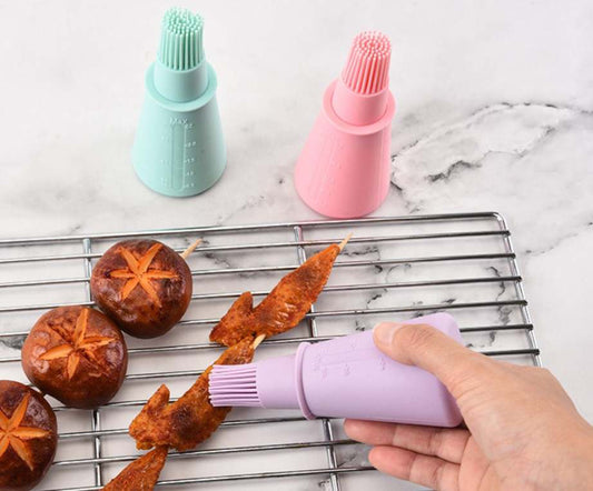 Silicone Oil Bottle Brush Set of 3