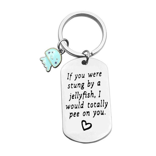 Jellyfish Keychain