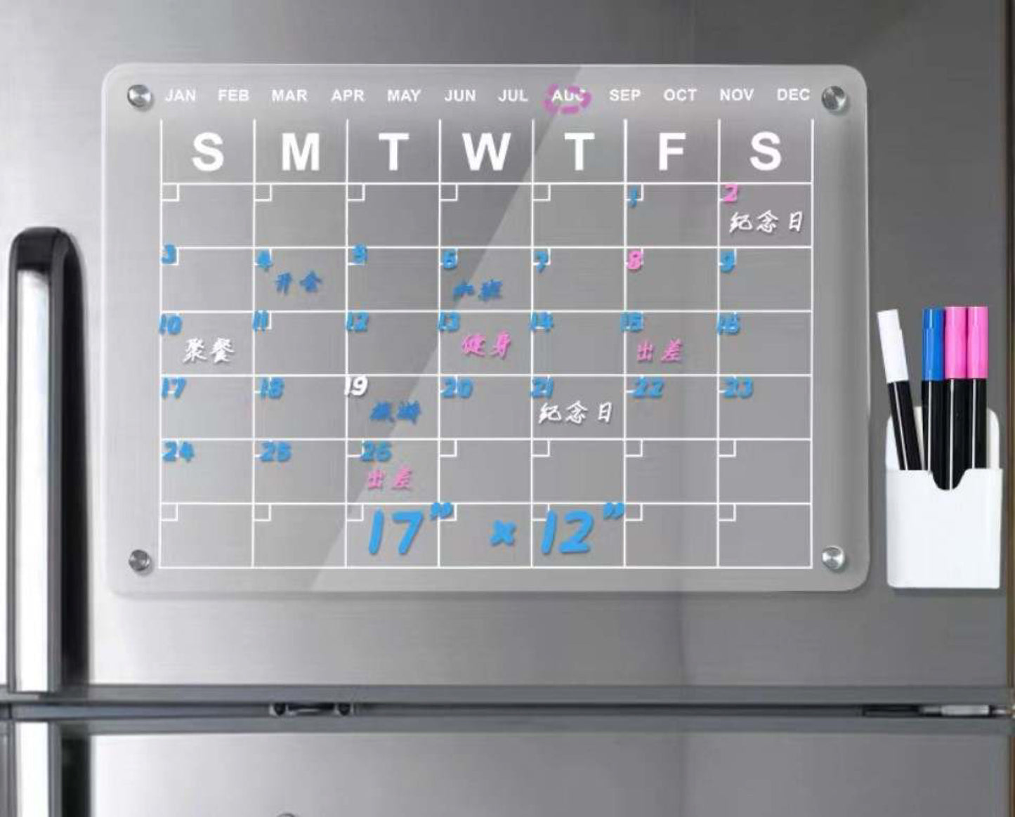 Transparent Acrylic Calendar