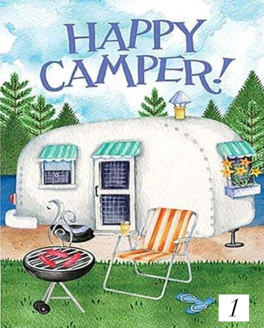 Camping Paint with Diamonds