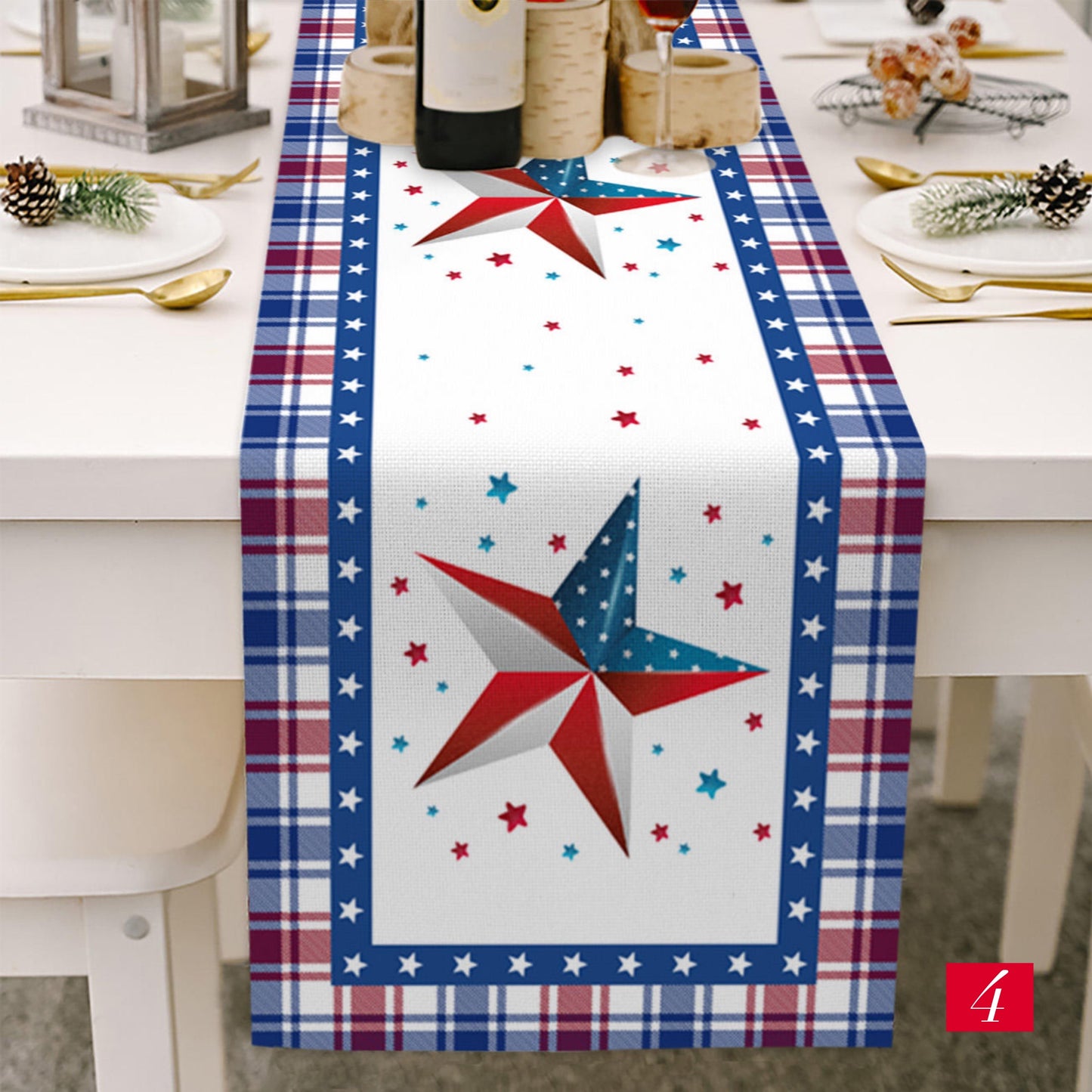 July 4th Themed Table Runners