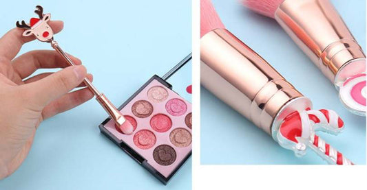 Christmas Makeup Brush Set