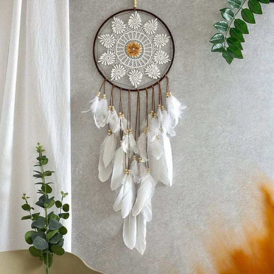 Feather accent dream catcher