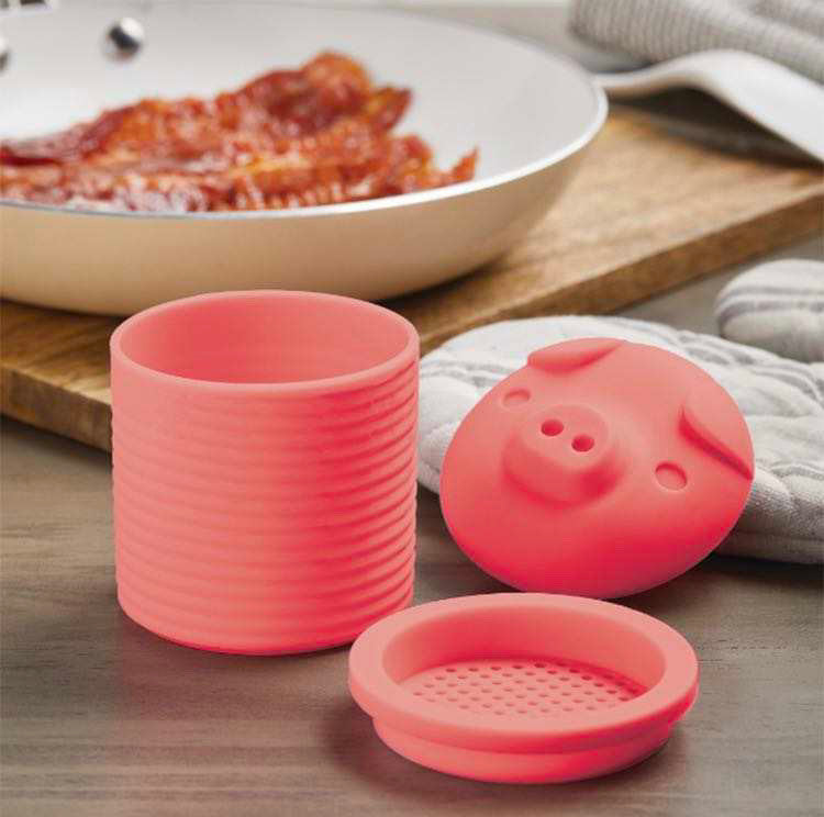 Bacon Grease Pig Container