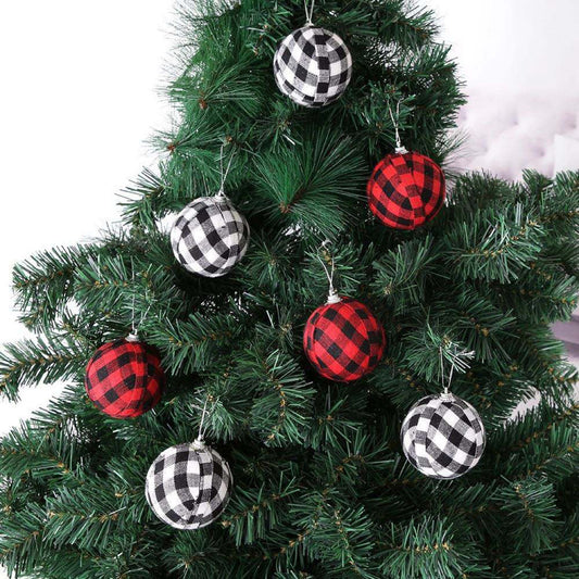 Plaid Ornaments