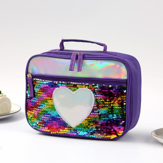 Shape Sequin Lunch Totes