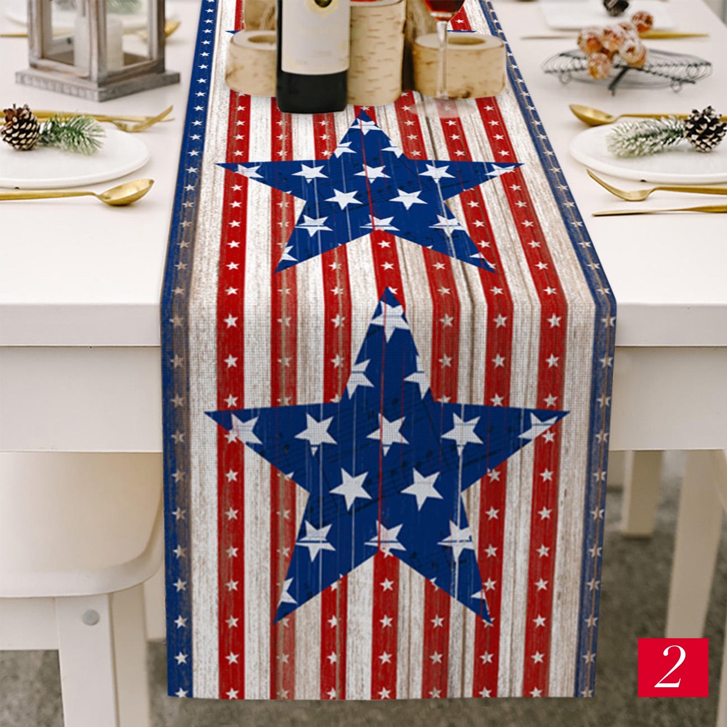 July 4th Themed Table Runners