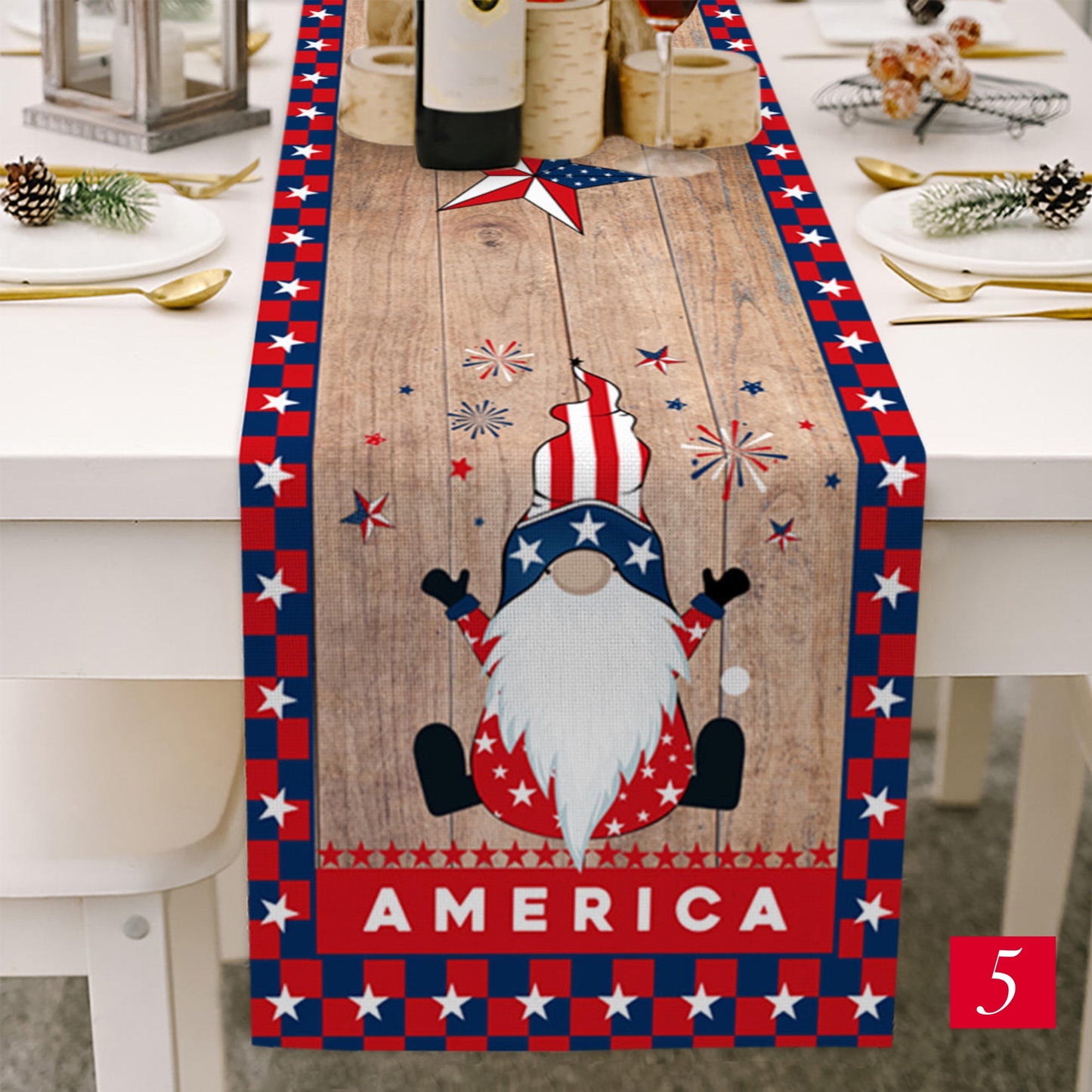 July 4th Themed Table Runners