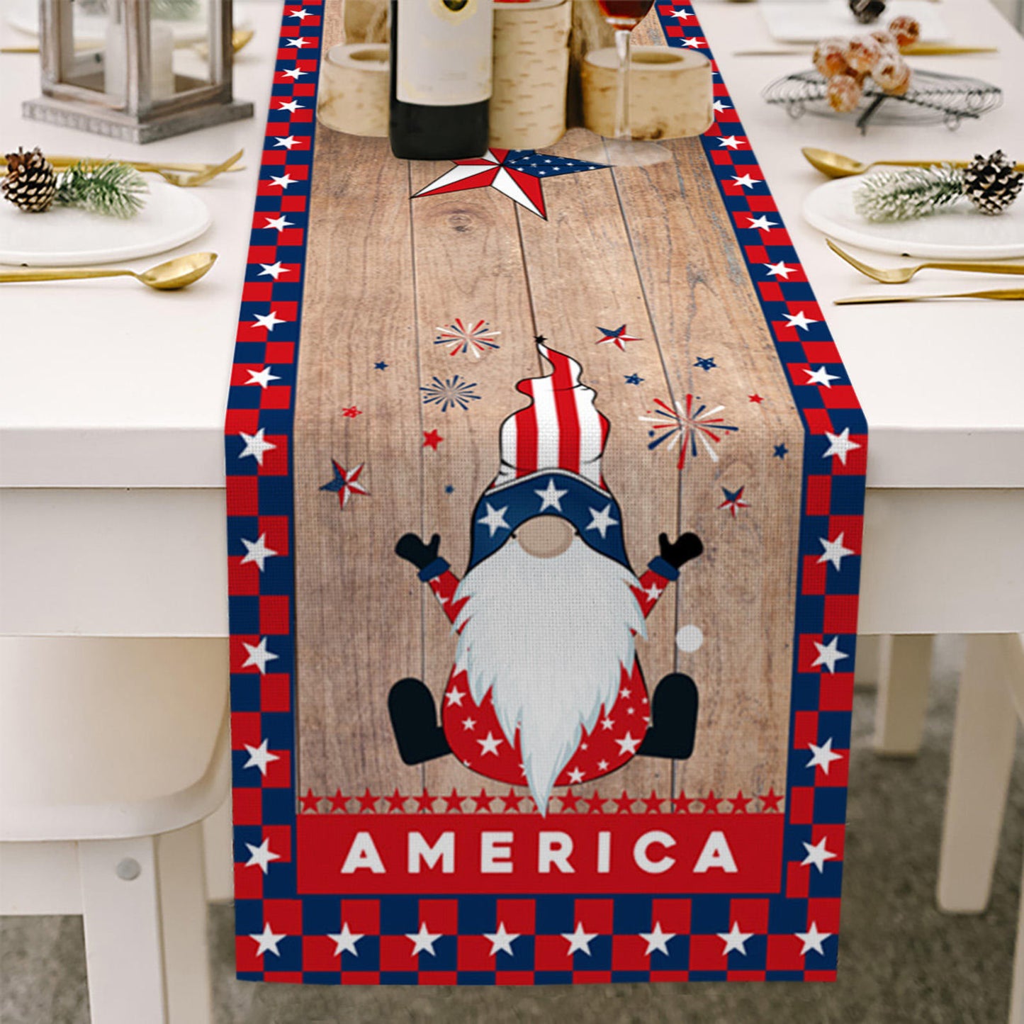 July 4th Themed Table Runners