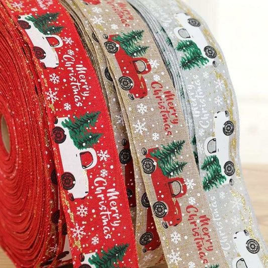 Christmas Truck Ribbon