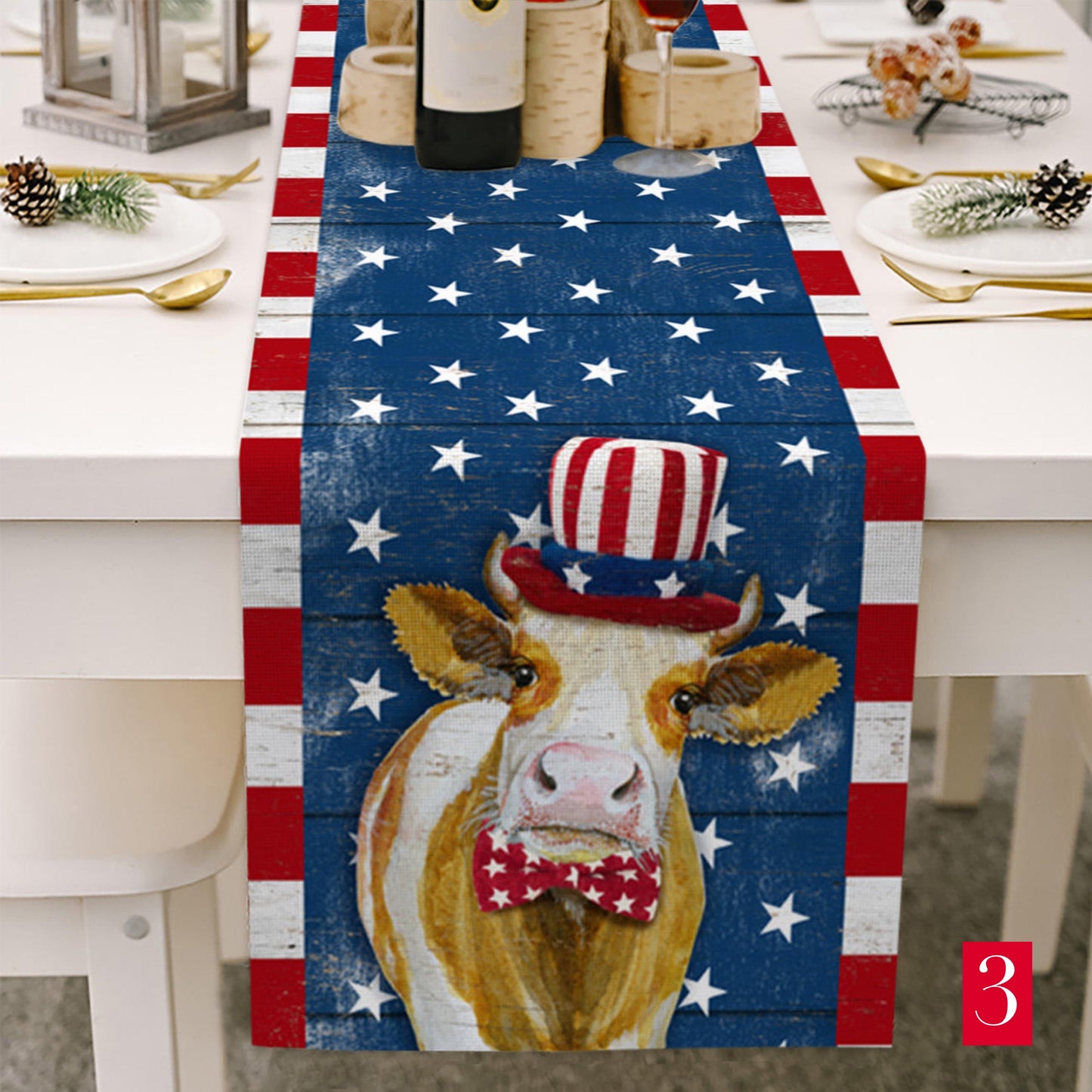 July 4th Themed Table Runners