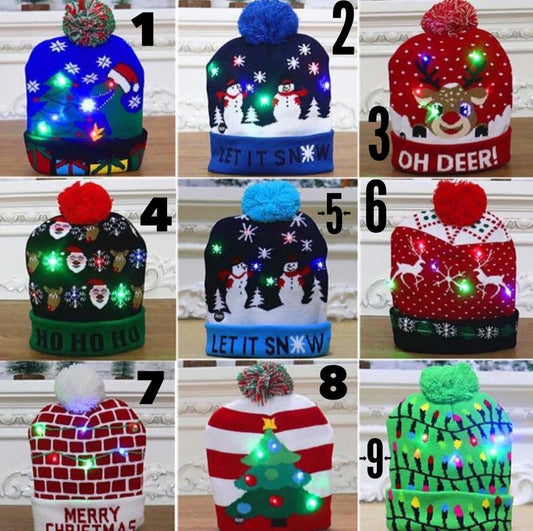 Holiday Hats Led Light up