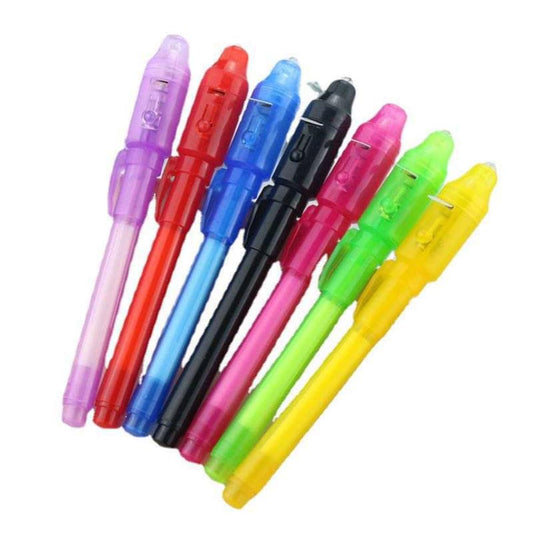 Secret pen with UV light