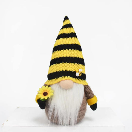 Bee Sunflower Gnome